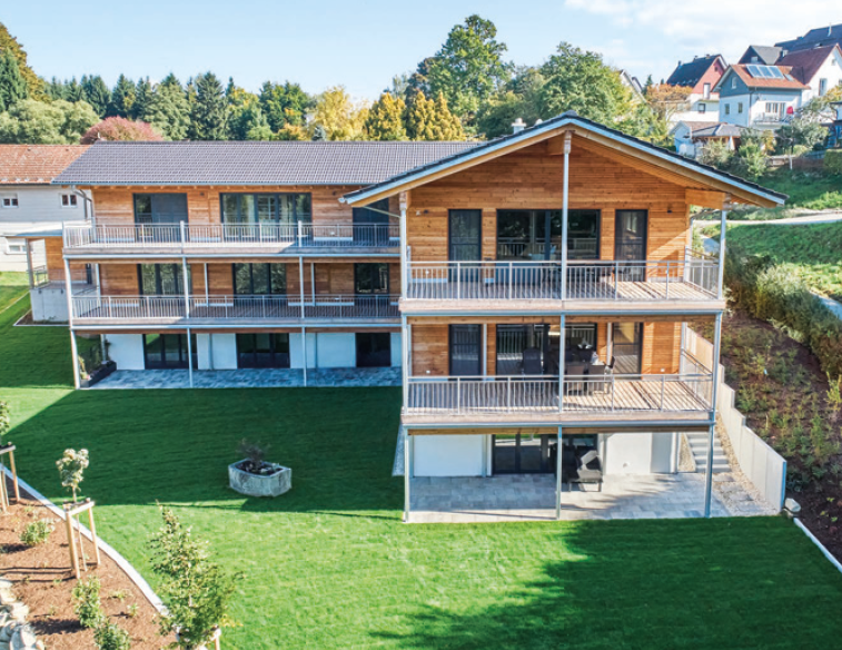 Mehrfamilienhaus aus Holz