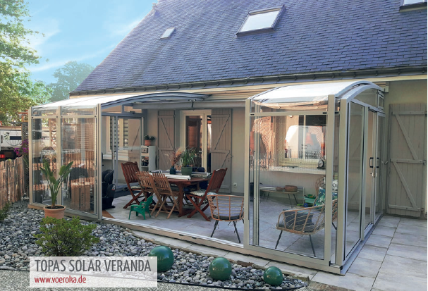 Glas verbindet Haus und Garten